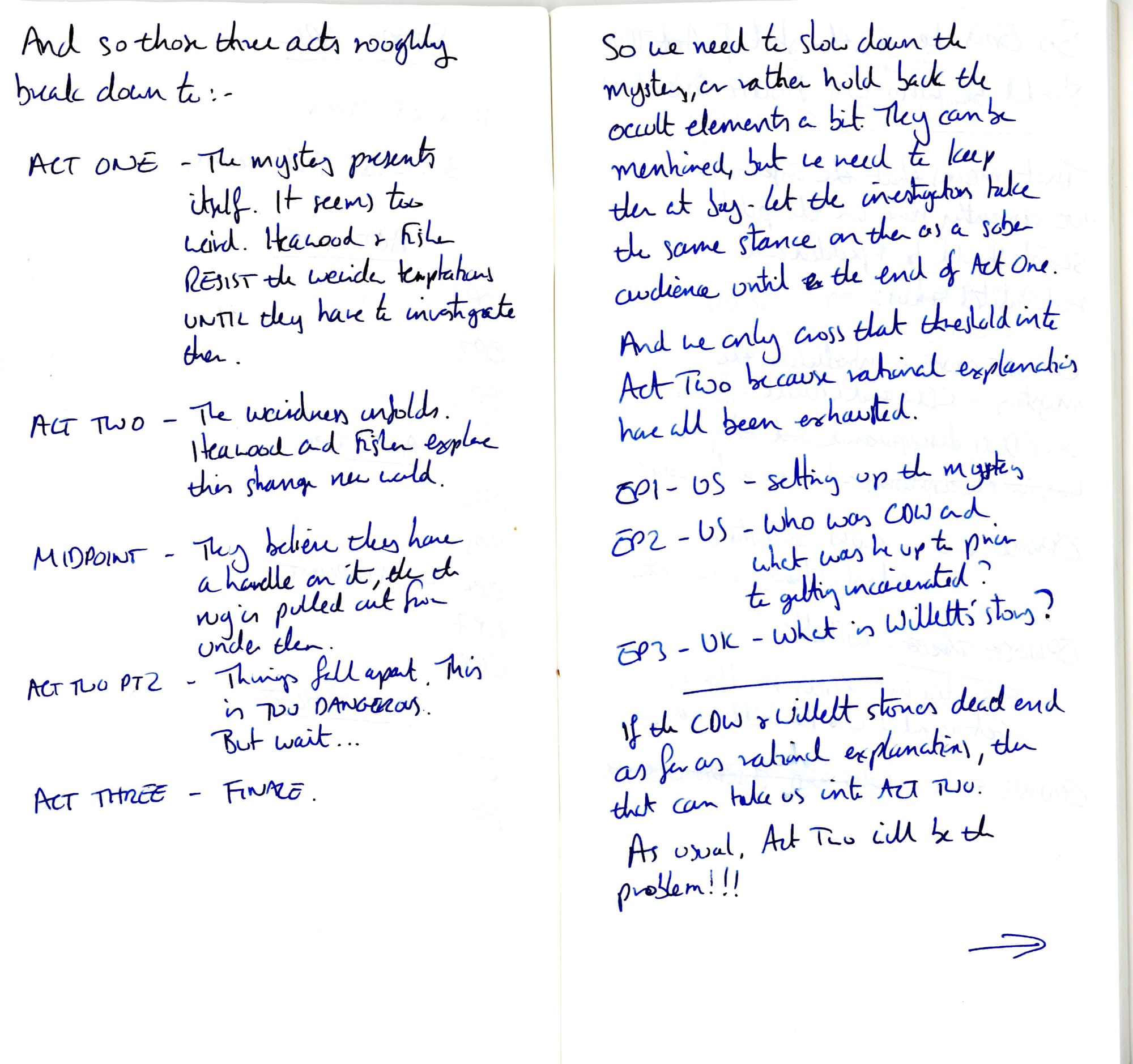 Season 1  - Notebook