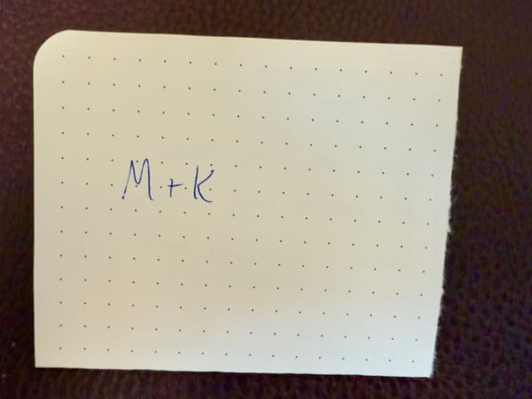 A note from Parker